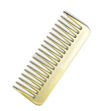Plastic Golden Wide Tooth Comb
